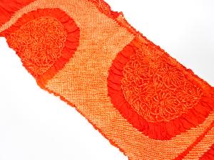 正絹　絞り　帯揚げ